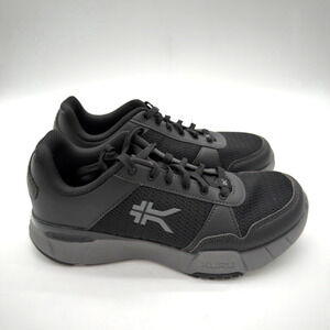 Kuru Quantum 2 Jet Black Walking Workout Heel Relief Comfort Sneakers 10.5 Wide